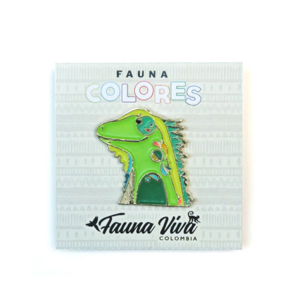 Pin Colores Iguana